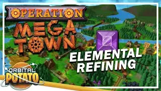 Earth Crystals! - Factory Town: Operation Mega Town - Factorio-like Process Management Game