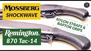 Накладка на рукоятку Remington 870 TAC-14 Raptor и накладка на рукоятку Mossberg Shockwave Raptor &ndash; накладка на рукоятку Raptor, вырезанная лазером.