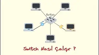 Switch Nasıl Çalışır ? - VLAN | Temel Ağ Eğitimi | 5. Ders | linuxdersleri.net
