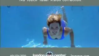 London Eye Centre - 'No Touch' Laser Vision Correction Swim Video