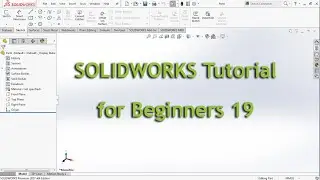 Surfaces : SOLIDWORKS Tutorial for Beginners #CaddShip 19