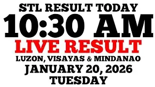 STL Result Today 10:30 AM Draw January 20, 2026 Tuesday STL Luzon, Visayas, Mindanao LIVE Result