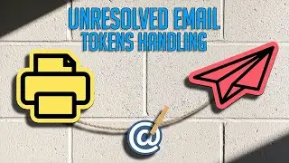 Advanced functional training: Unresolved email tokens handling