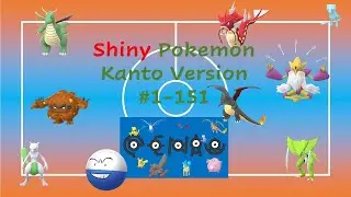 All Shiny Pokemon, Kanto Version, Generation 1 #Pokemon #Shinypokemon #Kanto