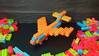 Satisfying DIY Airplane ASMR | ASMR Building Blocks #buildingblocks SOJIB U24