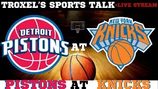 Detroit Pistons at New York Knicks Play by Play Audio/Scoreboard