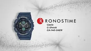 Casio G-Shock GA-140-2AER обзор часов - KronosTime.RU