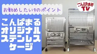 【ステンレスケージ】こんぱまるオリジナルケージってどんなもの？【こんぱまるTV】