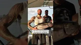 KD reacted in true form after catching a massive tuna for the first time 😅🎣