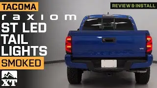 2016-2023 Tacoma Raxiom ST LED Tail Lights; Black Housing Review & Install