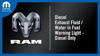 Diesel Exhaust Fluid / Water In Fuel Light | How To | 2025 Ram Heavy Duty Trucks