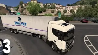 ETS2 NEW CAREER Part 3 | Ajaccio (F) - Lyon (F) - Paris (F)