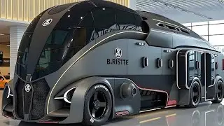 🚐✨ منزل متنقل فاخر B.Ristte 2026 | إصدار VIP باللون الأبيض النقي داخل صالة العرض ✨🚐