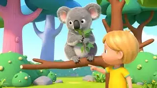 Sleepy Koala Napped on a Wobbly Tree 🐨 | Nursery Rhymes and Kids Songs