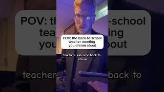 Back to school teacher meetings (if they were good) #teacher #professionaldevelopment #principal