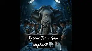 Rescue Mission!Safe Elephant 🐘 #rescueMission #ai  #animals #safe #elephant #wildlife #viralvideo