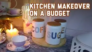 Small Kitchen Makeover on a Bught | Kitchen Decorating Ideas | Non Modular kitchen Organization 2025