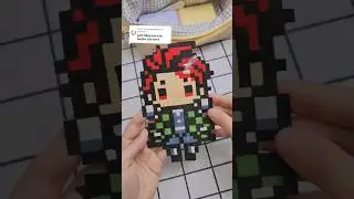 Demon Slayer | Tanjiro | Pixel Art.  #shorts