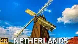 FLYING OVER NETHERLANDS (4K UHD) - Relaxing Music With Beautiful Nature Films (4K Video Ultra HD)