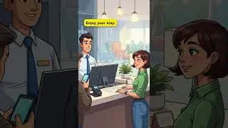 Real Hotel Check-in Conversation 🏨 | English Speaking Practice A2&ndash;B1