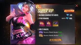 Super Vip Membership Subscription Free fire | I Got 600 diamonds Instantly