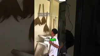Is This Magic or Physics? 🤯 The Impossible Wall Trick! #teacher #motivation #funny