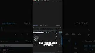 Как создать подводный звуковой эффект в Premiere Pro