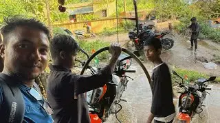 Bike wash vlog video ll saheli auto goilkera ll 