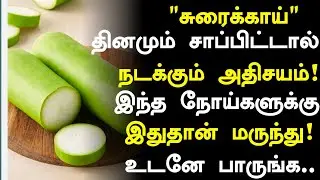 சுரைக்காய் மருத்துவ நன்மைகள்!! Bottle Gourd Health Benefits in Tamil| Health Tips Tamil 