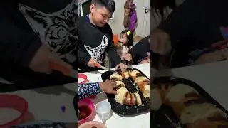 Rosca de reyes #shorts #funny #happy #viral #parati #fun #video