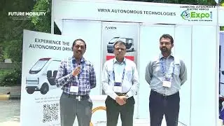 Connected, Autonomous & EV EXPO 2025 | Virya Autonomous Technologies | Vehicle Display