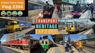 Sydney Trains Vlog 2394: Transport Heritage Expo 2025