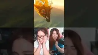 Dragon Ganon vs Dragon Zelda 🐉 Gamer Girls React to Her Saving Link 😭💚