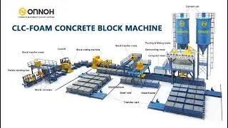 foamed concrete - CLC -foam concrete block machine
