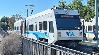 Santa Clara VTA: Orange Line light rail ride from Cisco Way to Hostetter Station