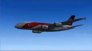 SQ346 A380 SINGAPORE AIRLINES SINGAPORE - ZURICH