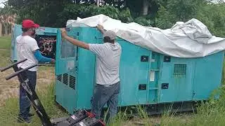 Denyo DCA-125ESK Mobile Generator Test Run And Maintenance