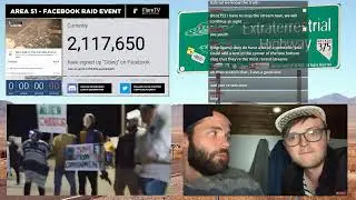 Area 51 - RAID EVENT - Live Streams from Extraterrestrial highway to the world!