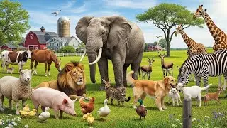 Farm Animal Food Cat, Piglet, Monkey, Puppy, Cow, Kitten, Sheep, Duckling, Buffalo Animal Video