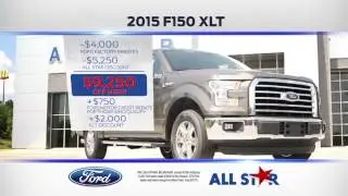 All Star Ford - August 2015 - 2015 Ford F-150 XLT