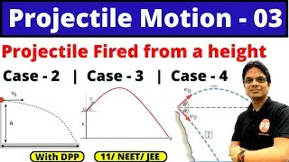 Projectile Motion Class 11 Physics Ch-4 | L -3 |  Motion in a Plane  |Projectile fired from a Height