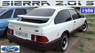 Ford Sierra 2.0i S con techo solar y doble alerón. 1985-1987. Revisión. #fordsierra