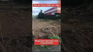 Road Touch plot for sale in Taloja Midc .call 7666405900