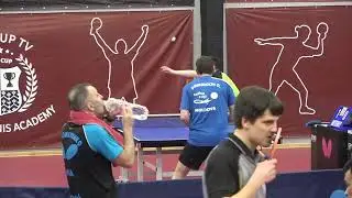 Д.Титов - О.Добржинский. Чемпионат по настольному теннису в Молдове