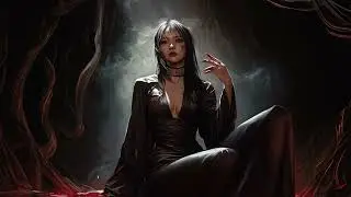 Necroqueen  🔮🖤 Seductive Asian Female Vocal - Electropop, Pop Lyrics - Villain Music Theme