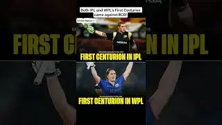 Both IPL and WPL's First Centuries came against RCB!#BrendonMcCullum #NatSciverBrunt#rcb #wpl2026