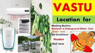 Vastu&ensp;Location&ensp;for all house stuff TV, AC, Clock, Water Tank, Money&ensp;Plant  Wall&ensp;Clock By GG | #vastu