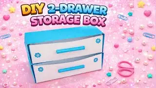 How to make Origami Paper Wardrobe - Pencil Box | DIY Desk Drawer Box  #drawerorganizer #wardrobe