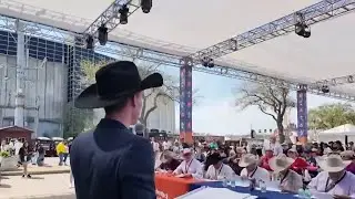 KPRC 2's Bryce Newberry emcees Houston Rodeo's volunteer talent show