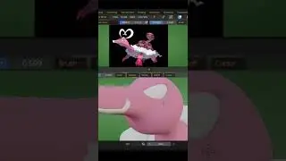 Blender 3D Sculpt Timelapse Enamorous #pokemon #wip